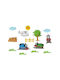 Hollytoon Autocolant Decorativ pentru Copii Perete Thomas And Friends 14buc