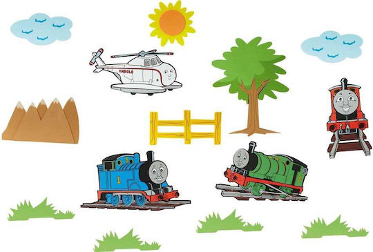 Hollytoon Детска стикерна за стена Стена Thomas And Friends 14бр