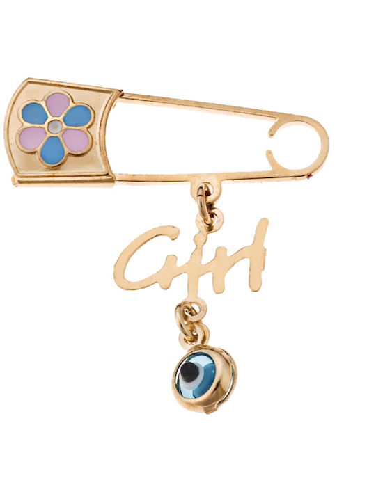 Kids Safety Pin Charm K9