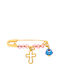 Savvas Design Kinder Sicherheitsnadel aus Gold 9K