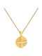 Gold Konstantin-Münze Amulett K14 mit Kette