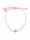 Ios Kids Bracelet Macrame from Silver with Figure