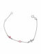 Paraxenies Kids Bracelet Chain 925 Evil Eye Cross Heart from Silver with Heart & Evil Eye