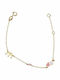 Kids Bracelet Gilded Silver 925 Crown Hearts