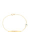 Rubini Kinderarmband ID aus Gold 14K mit Böses Auge