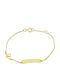 Art d or Kids Bracelet ID from Gold 9K with Butterfly