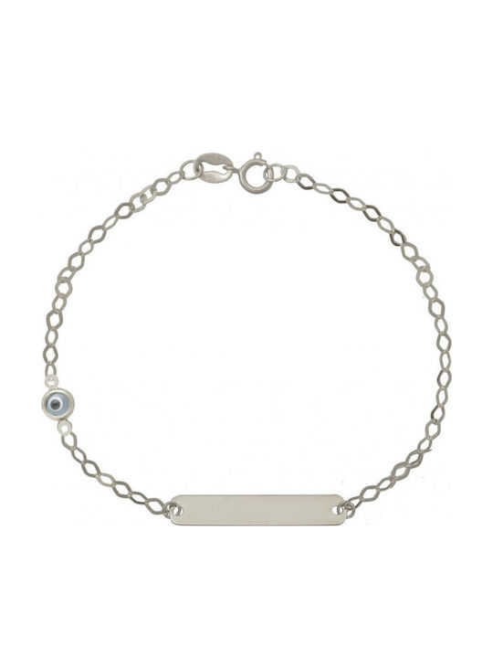 Atofio Kosmima Kids Bracelet ID with Evil Eye