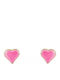 Kids Earrings Studs Hearts from Gold 9K