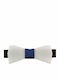 Kids' Bow Tie Plexiglass White Bow Blue Tie Bonjour Bebe "0001"