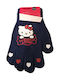 Kids Gloves Kitty Blue nh4044