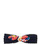 Kids' Knitted Hair Ribbon Removable Floral Bow Black