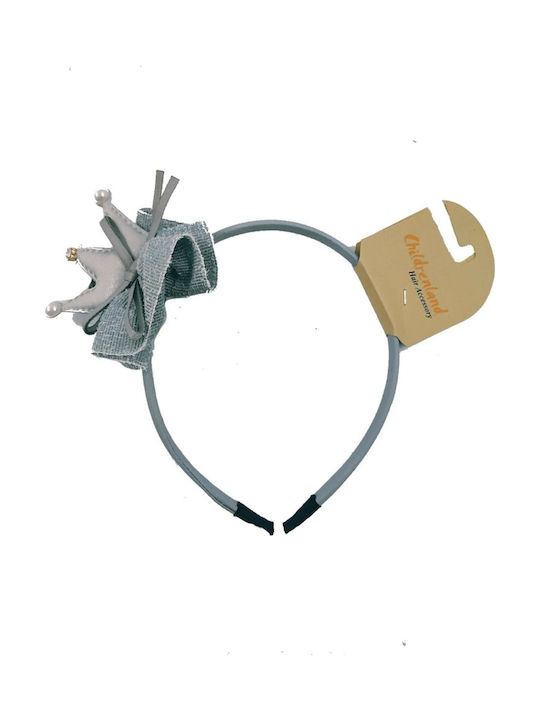 Childrenland Gray Kids Headband with Crown