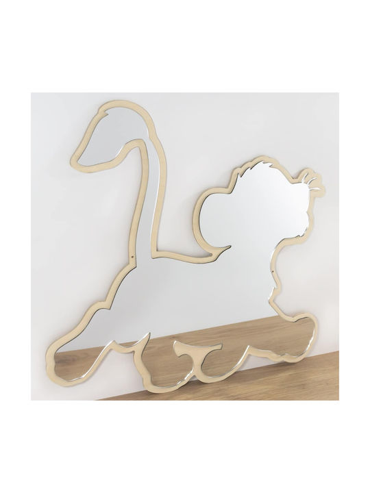 Παιδικός Καθρέπτης Ο Βασιλιάς Λιονταριών Plexiglass Καθρέπτη Ασημί Συσκευασία Δώρου