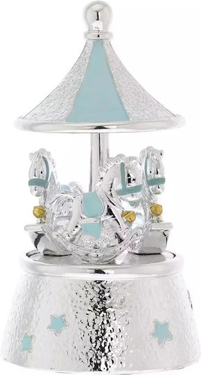 Bagutta Musical Carousel Silver Boy 17cm 4191a