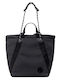 Maui & Sons Fabric Black Beach Bag