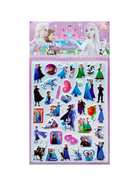 Frozen 3D Foam Wall Sticker Theme 35 Pieces OEM Tta-Frozen Tta-Frozen