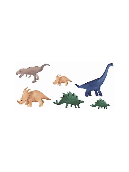 Poli & Oli Αυτοκόλλητα Τοίχου Dinosaurs