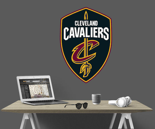 NBA Cleveland Cavaliers Wall Sticker Sp55 30cm