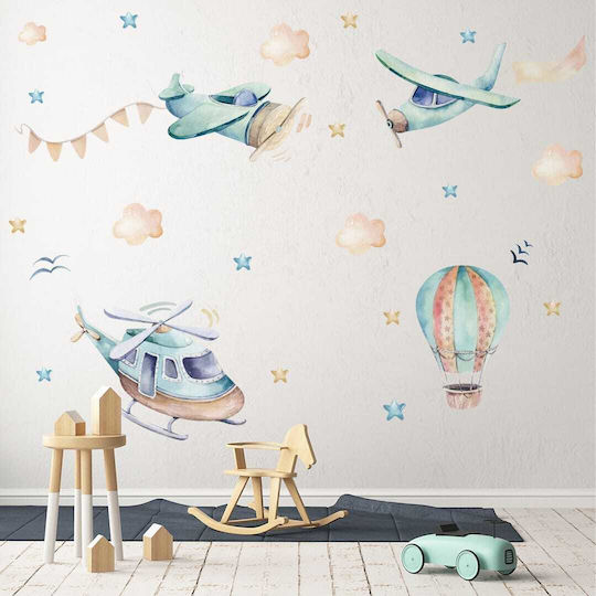 Thematic Wall Sticker Heroes of the Heavens 100x97cm