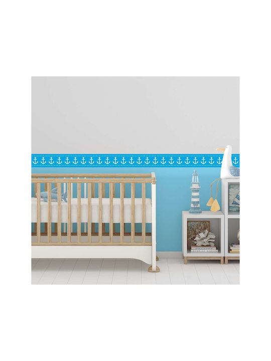 Caravelshop Детска стикерна за стена Стена Граница 125x15бр