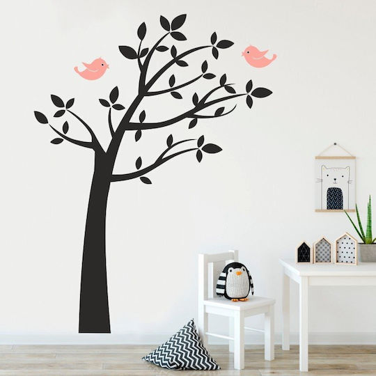 Wandsticker Baum Vögel 60x80cm