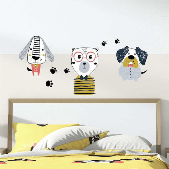 Dogs Paws Wall Sticker 145x74cm