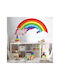 Rainbow Unicorn Wall Sticker 145x70cm