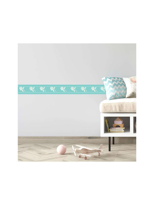 Caravelshop Детска стикерна за стена Стена Граница 125x15бр
