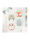 Set De 4 Panouri Hexagonale Cu Animale Zâmbitoare 25x22cm