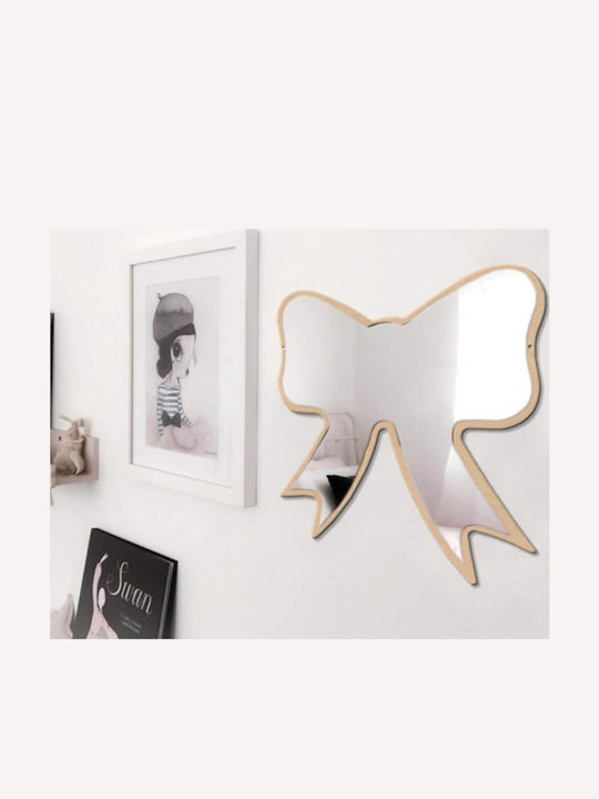 Παιδικός Καθρέπτης Φιόγκος Plexiglass Καθρέπτη Ασημί Χωρίς Συσκευασία Δώρου