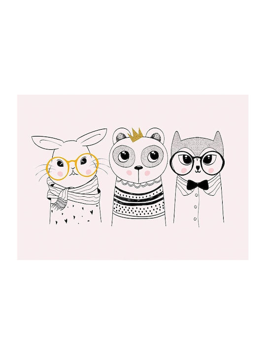 Αφίσες Poster Little Animals Χαρτί 20x15cm