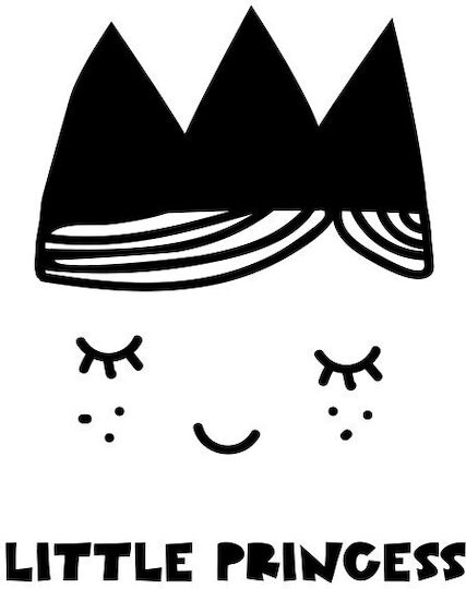 Αφίσες Poster Little Princess Χαρτί 15x20cm