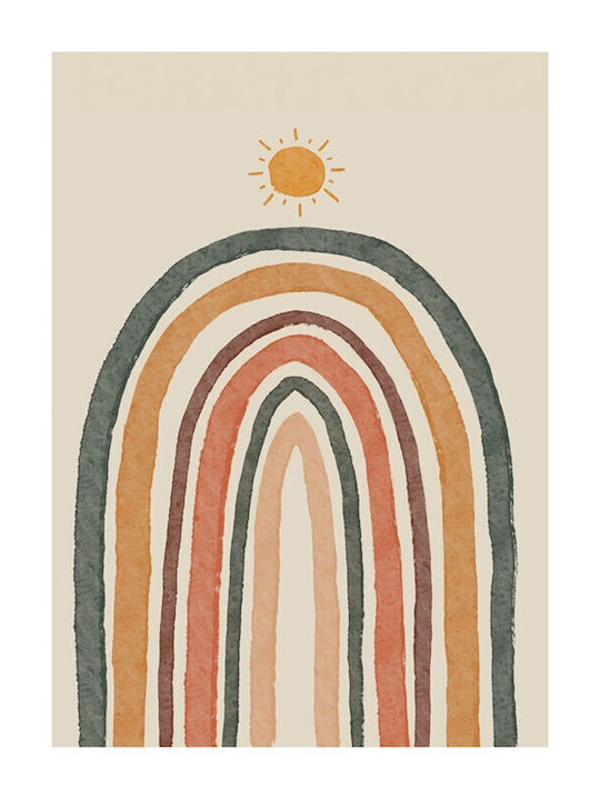 Αφίσες Poster Παστέλ Ουράνιο Τόξο Χαρτί 15x20cm