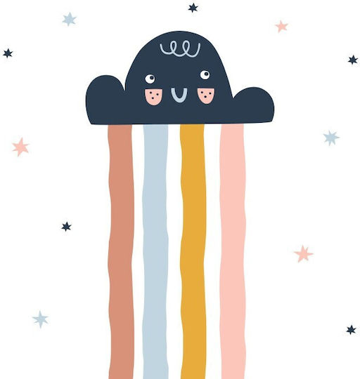 Poster Blue Cloud Paper 60x60cm