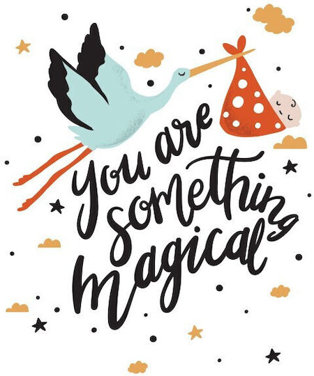 Poster Kinderposter Du Bist Etwas Magisches Papier 15x20cm