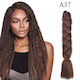 Extension with Natural Hair in Chestnut Color 125cm Hair