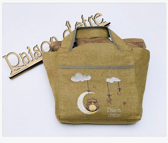 Kosmetikkorb Beige Dreamy Owl Raison D’etre