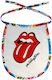 Rolling Stones Σαλιάρα Μωρού Αλέκιαστη Κορδόνι Χρωματιστή