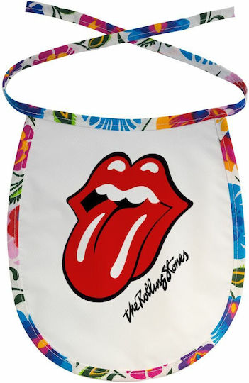 Rolling Stones Σαλιάρα Μωρού Αλέκιαστη Κορδόνι Χρωματιστή