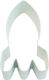 Cookie Cutter Decupator Metalic Navă Spațială 10,2cm 1 Bucată