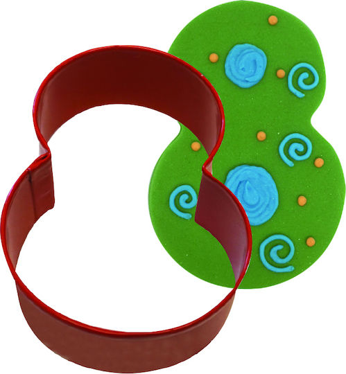 Decupător Biscuiți Cookie Cutter Numărul 8 8cm