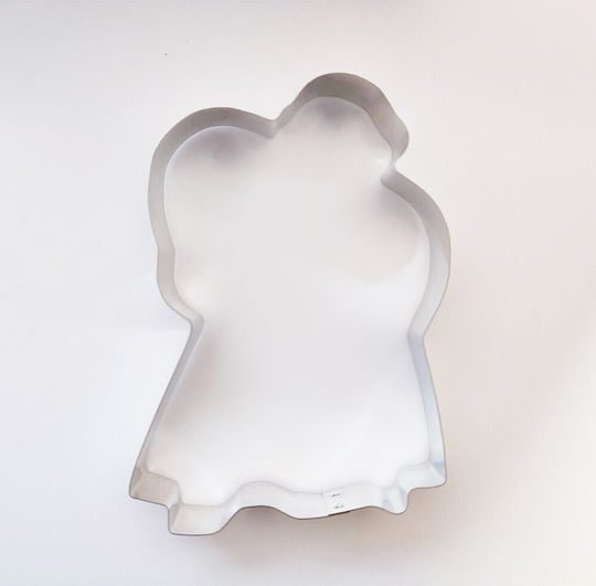 Cutter Metalic Pentru Biscuiți De Crăciun Moș Crăciun 11cm Fisko