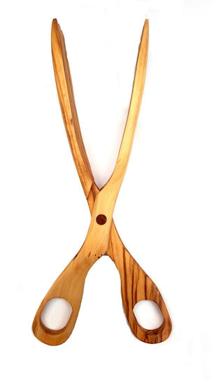 Wooden Art Salad and Pasta Serving Knife with Handle 28cm 0440
