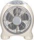 Niaros Box Fan 50W Fan Diameter 41cm Beige