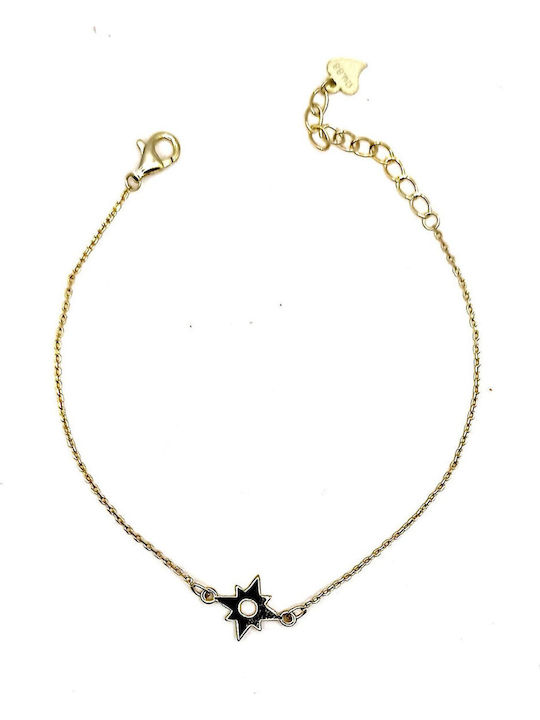 Prince Silvero Women's Bracelet made of Silver Gold Plated