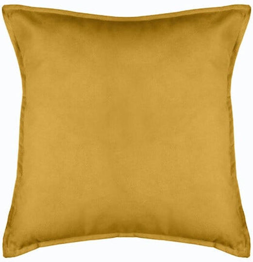 Atmosphera Sofa Cushion Lilou From 100% Cotton Yellow 55x55cm