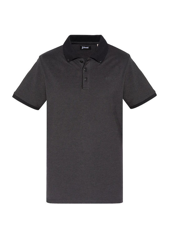 Schott NYC Polo Bluză Neagră