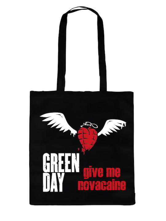 Τσάντα Καμβά Βαμβακερή 100% Εταιρίας Pegasus Τύπωμα Green Day