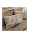 Charalambidis Textiles Σετ Μαξιλαροθήκες Μπεζ 52x72εκ.