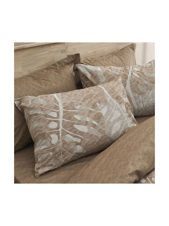 Charalambidis Textiles Сет Калъфки за Възглавници Бежов 52x72см.